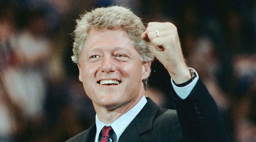Bill Clinton vuonna 1992.