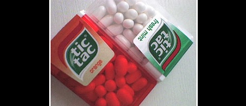 Tic tac -ufo muistutti ulkonäöltään tic tac -pastillia.